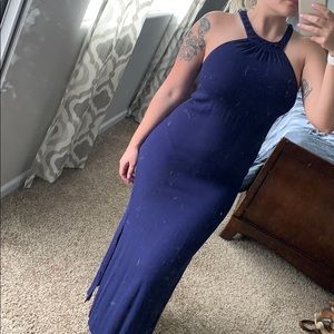 Royal blue summer dress Small